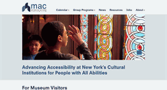 Desktop Screenshot of museumaccessconsortium.org